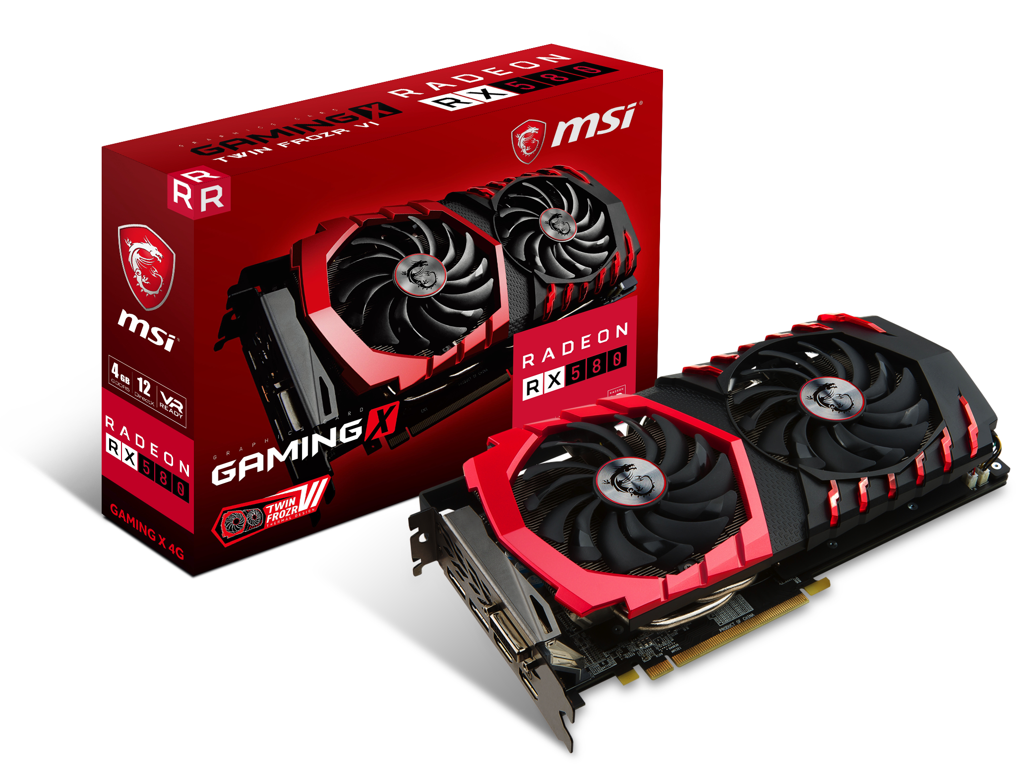 MSI Radeon RX 580 GAMING X 4G Radeon RX 580 4GB GDDR5