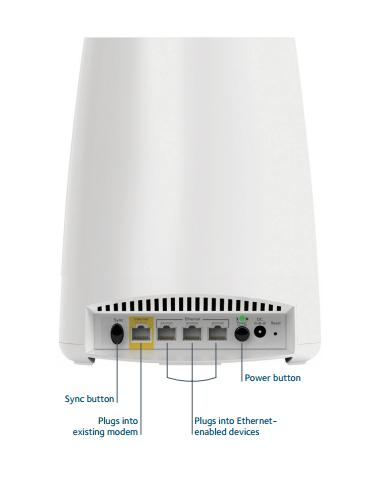 Router - Netgear RBK43 Tribanda (2,4 GHz/5 GHz/5 GHz) Gigabit Ethernet