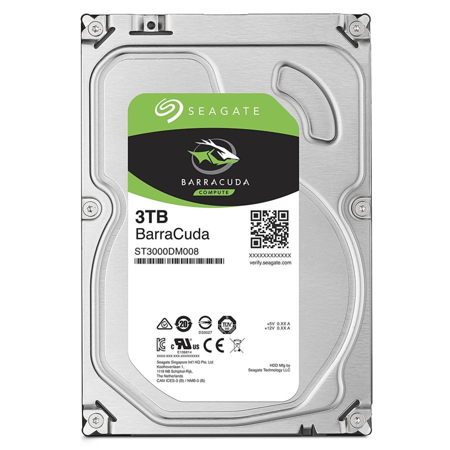 Disco duro interno de 3TB - Seagate Barracuda ST3000DM008
