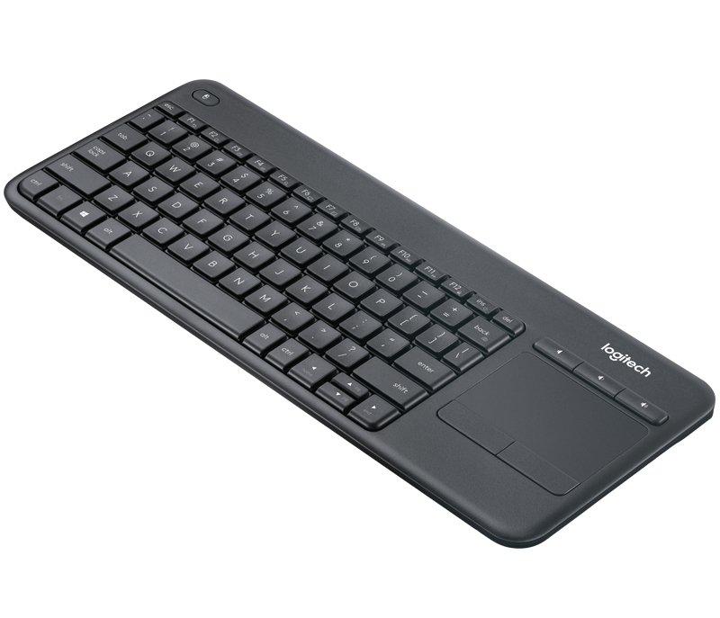 Teclado - Logitech K400 Pro USB QWERTZ Alemán Grafito, Gris teclado