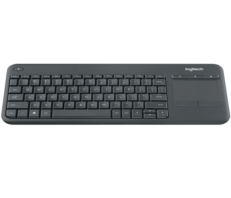 Teclado - Logitech K400 Pro USB QWERTZ Alemán Grafito, Gris teclado