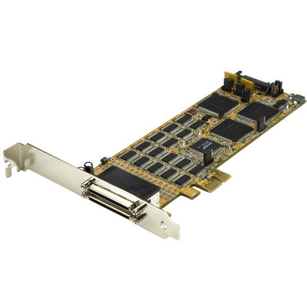 Tarjeta Serie - StarTech.com PEX16S550LP Tarjeta Perfil Bajo Serie PCI Express 16 Puertos RS232 DB9