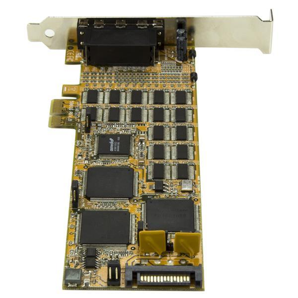 Tarjeta Serie - StarTech.com PEX16S550LP Tarjeta Perfil Bajo Serie PCI Express 16 Puertos RS232 DB9