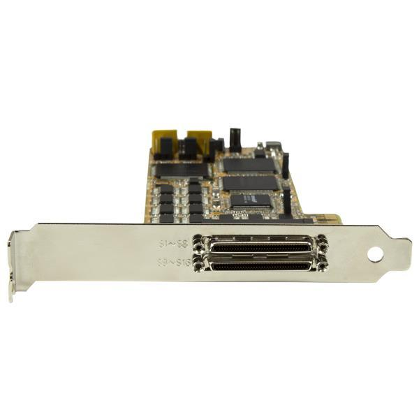 Tarjeta Serie - StarTech.com PEX16S550LP Tarjeta Perfil Bajo Serie PCI Express 16 Puertos RS232 DB9