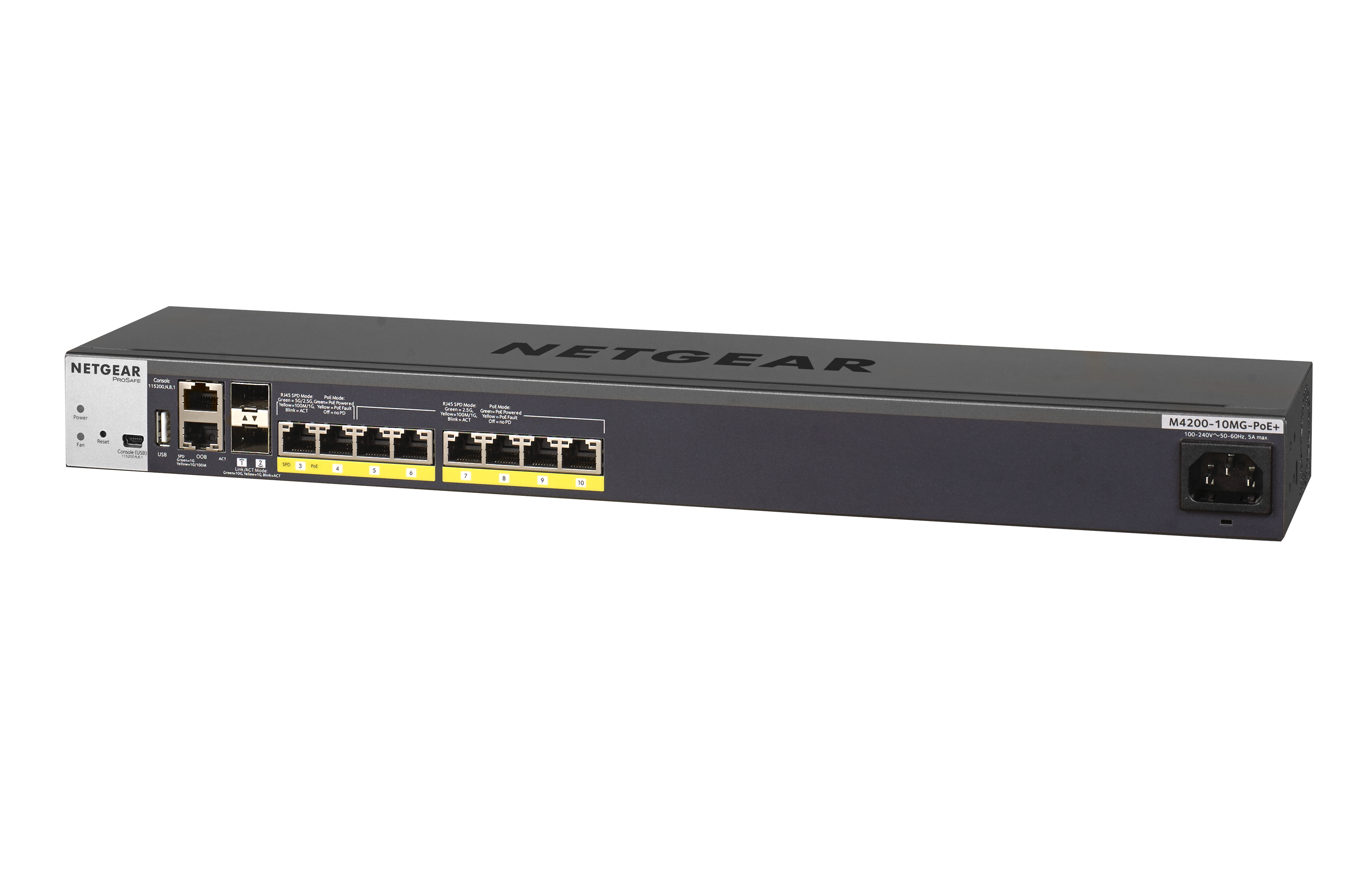M4200/SWITCH/10 PUERTOS/POE+