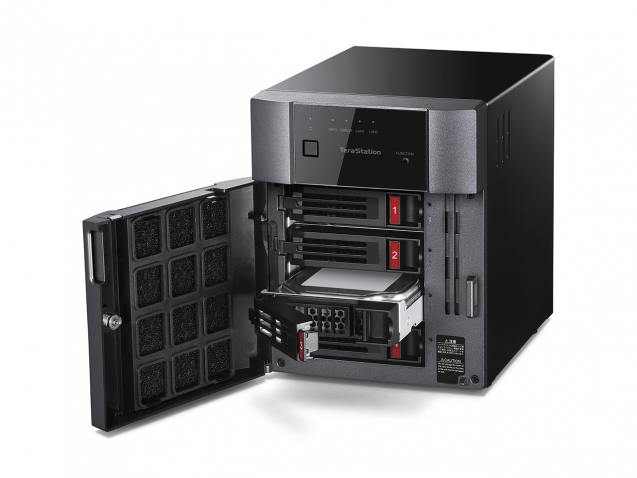 Servidor NAS - Buffalo TeraStation 3410DN, Escritorio, Ethernet, Negro