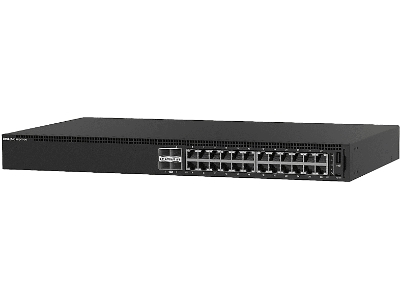 DELL N1124T-ON Gestionado L2 Gigabit Ethernet (10/100/1000) 1U Negro