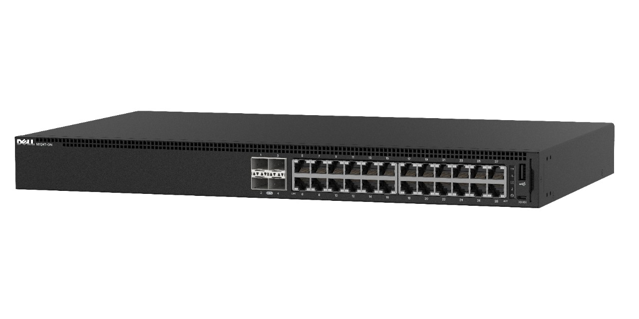DELL N1124T-ON Gestionado L2 Gigabit Ethernet (10/100/1000) 1U Negro