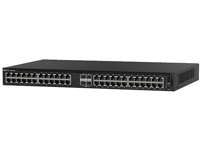 DELL 1148P-ON Gestionado L2 Gigabit Ethernet (10/100/1000) Energía sobre Ethernet (PoE) 1U Negro