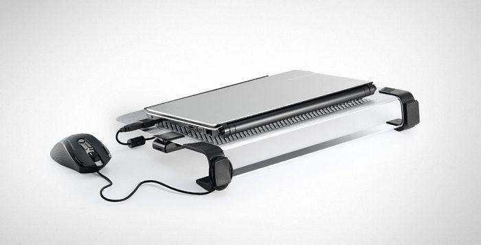 Base de refrigeración para portátil - Cooler Master U3 Plus, 19", 1800 RPM