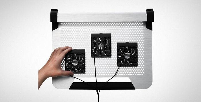 Base de refrigeración para portátil - Cooler Master U3 Plus, 19", 1800 RPM