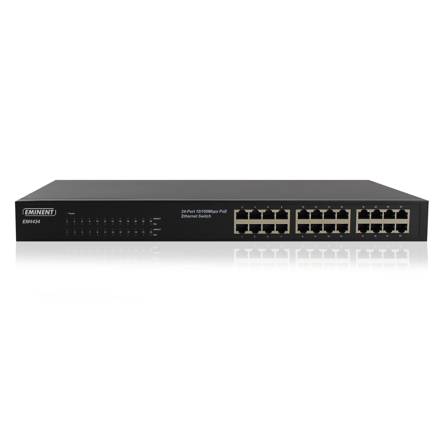 SWITCH/24 PUERTOS/10-100MBS/POE