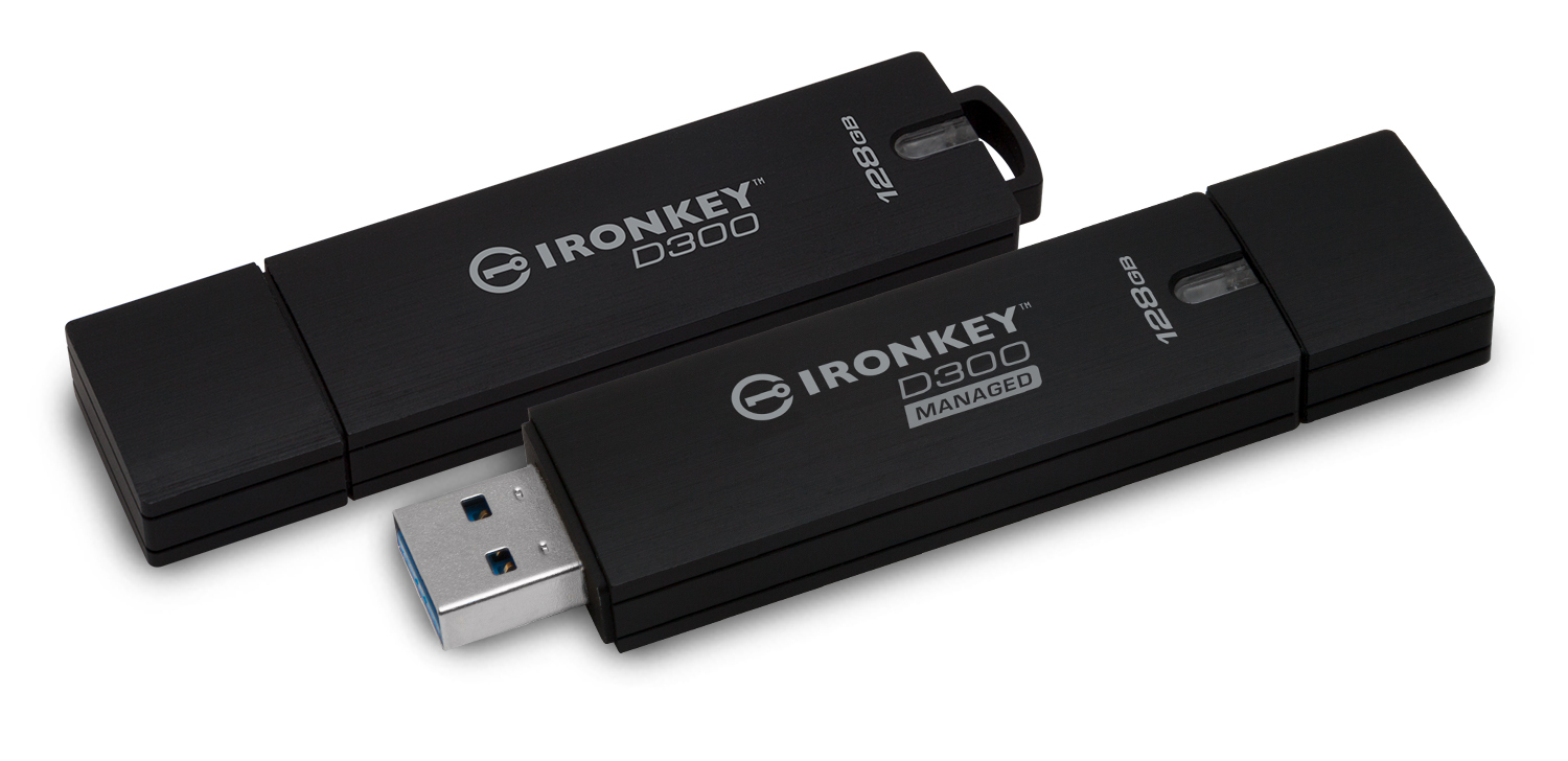 IronKey IKD300 128GB 128GB USB 3.0 (3.1 Gen 1) Tipo A Negro unidad flash USB