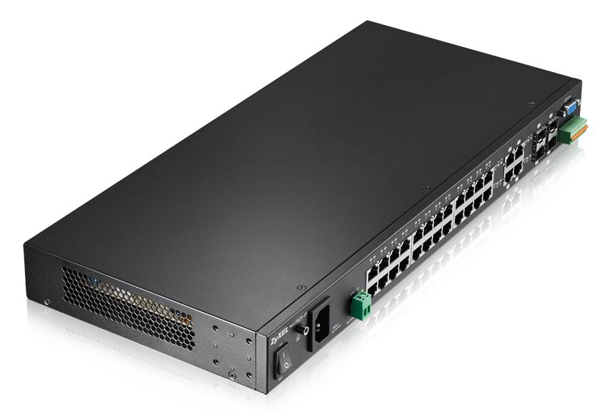 ZyXEL MGS3520-28 Conmutador de red administrado L2 Gigabit Ethernet (10/100/1000) Negro