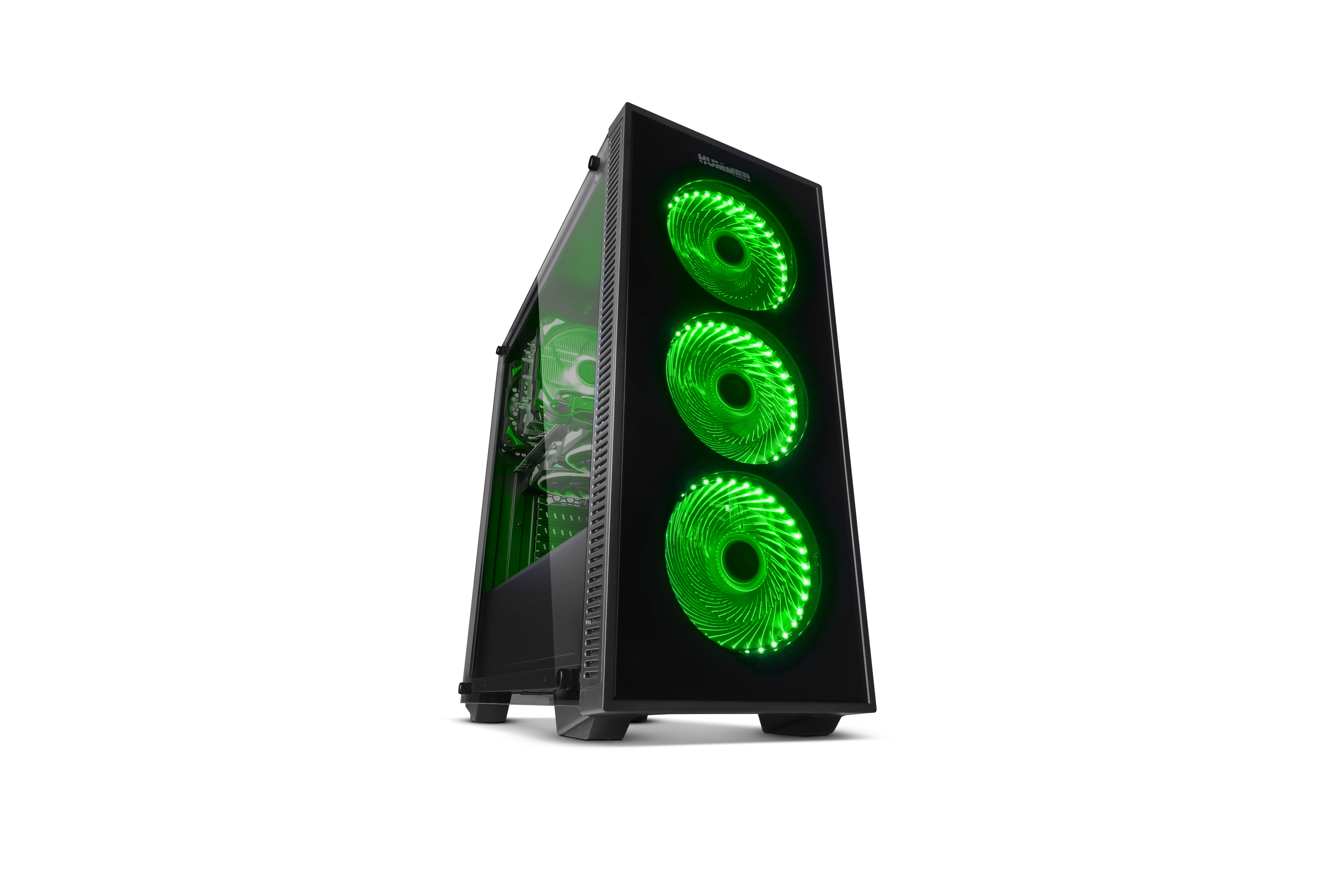 NOX Hummer TG RGB Torre Negro carcasa de ordenador