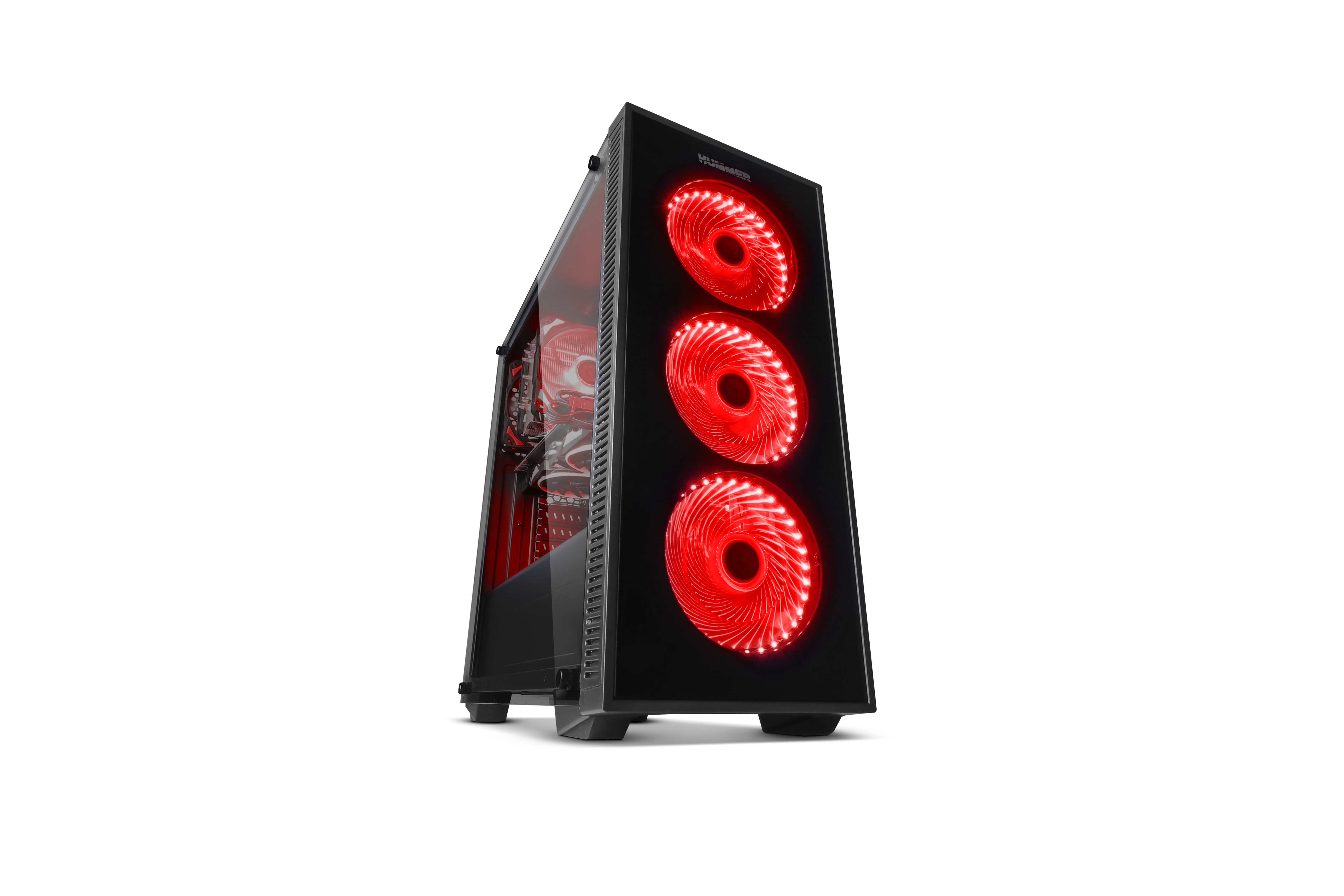 NOX Hummer TG RGB Torre Negro carcasa de ordenador