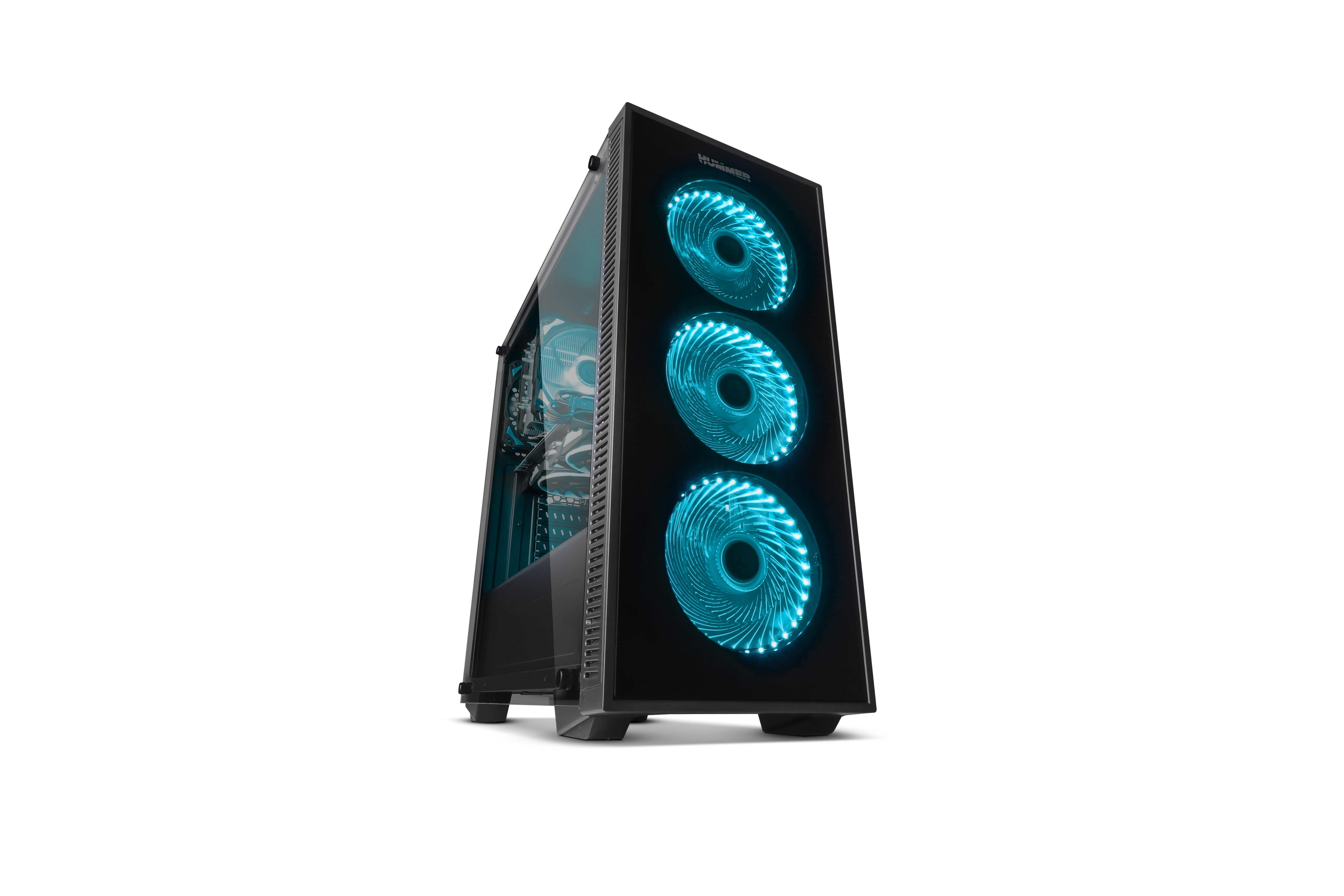 NOX Hummer TG RGB Torre Negro carcasa de ordenador