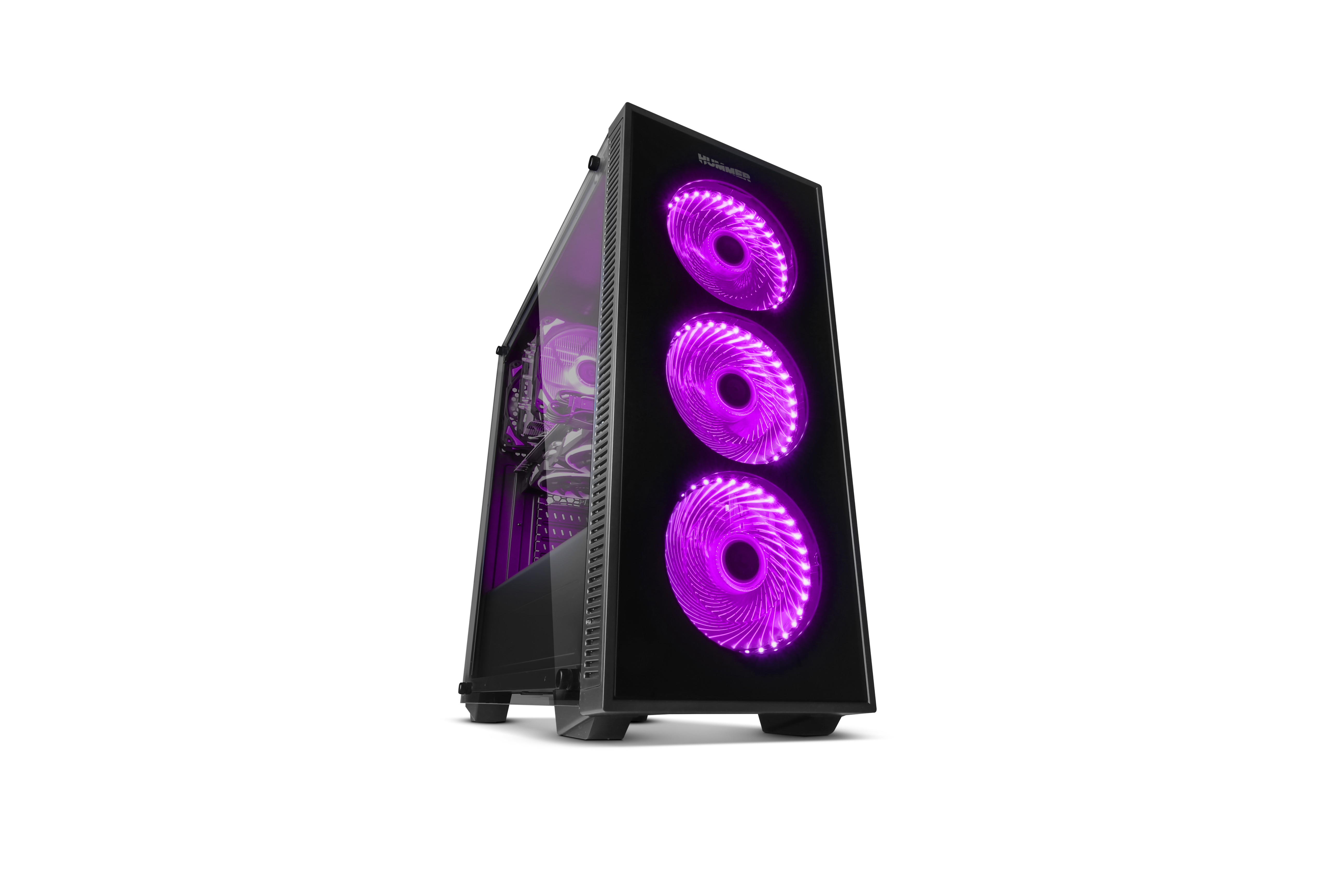 NOX Hummer TG RGB Torre Negro carcasa de ordenador