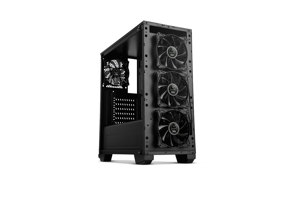 NOX Hummer TG RGB Torre Negro carcasa de ordenador