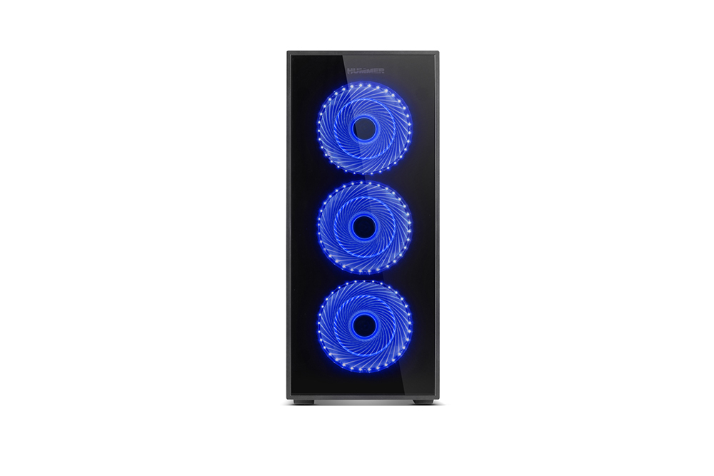 NOX Hummer TG RGB Torre Negro carcasa de ordenador