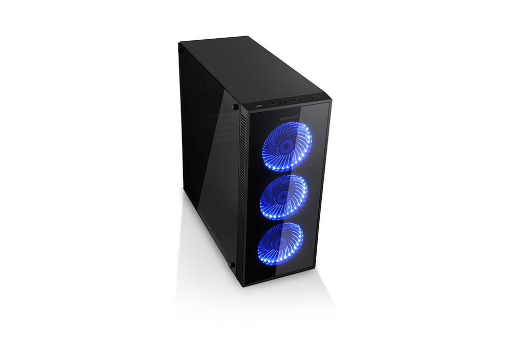 NOX Hummer TG RGB Torre Negro carcasa de ordenador