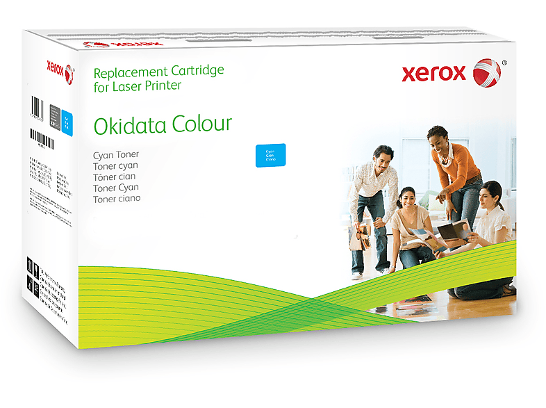 Xerox Cartucho de tóner cian. Equivalente a Oki 44059167. Compatible con Oki MC851