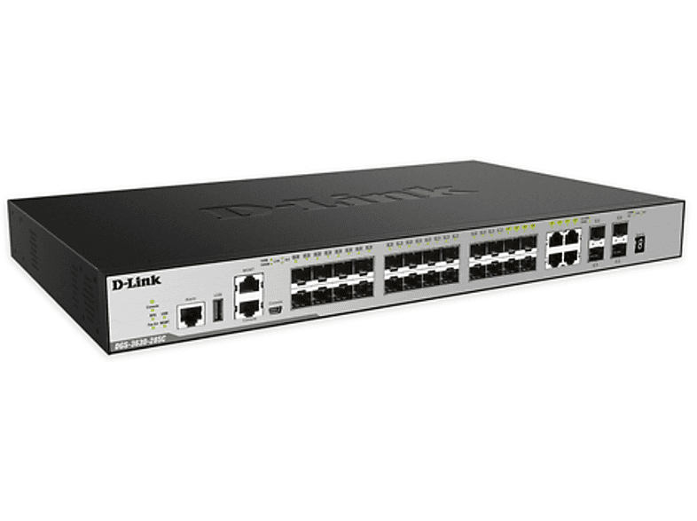 D-Link DGS-3630-28SC Managed network switch L3 Gigabit Ethernet (10/100/1000) 1U Negro