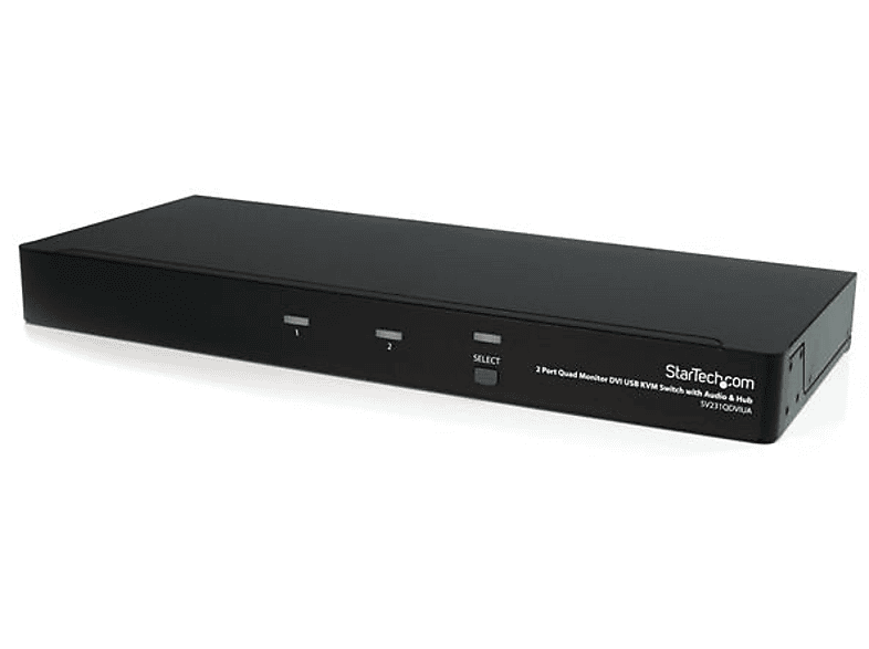 Switch KVM | StarTech.com SV231QDVIUA Conmutador KVM USB Monitor Quad DVI de 2 Puertos