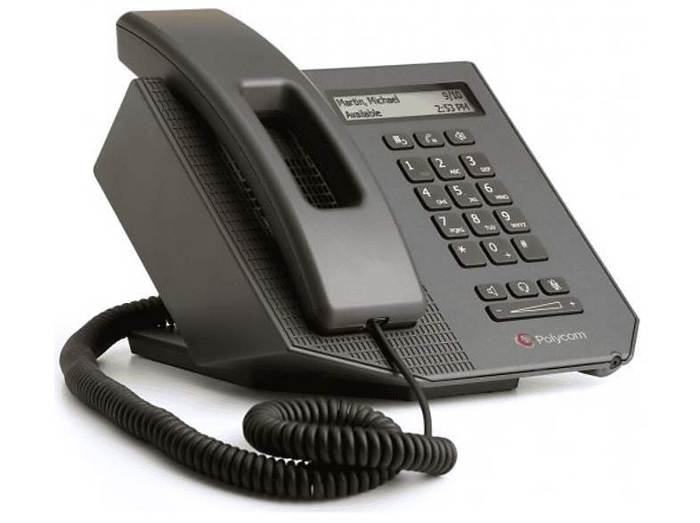 Polycom SoundPoint CX300 R2 Terminal con conexión por cable Negro teléfono IP