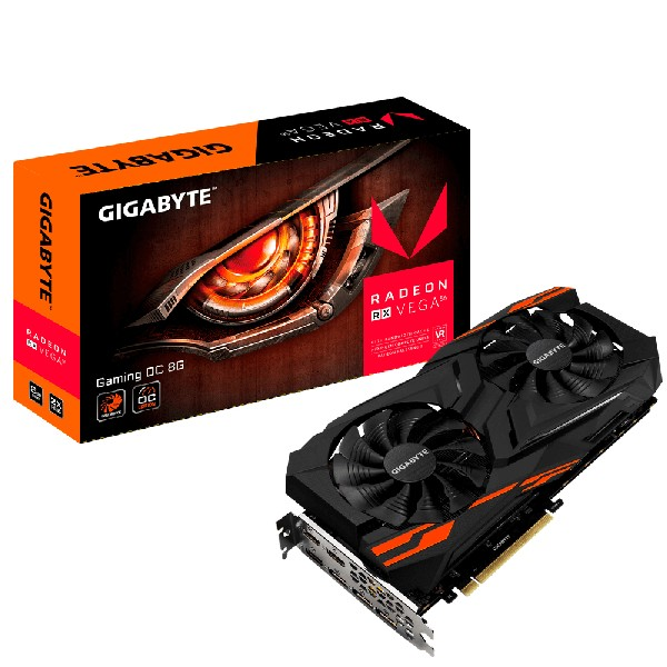 Tarjeta gráfica - Gigabyte RX VEGA 56 GAMING OC 8G, 3 HDMI, 8 GB RAM