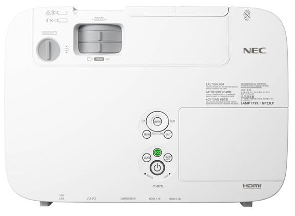 NEC P401W Proyector para escritorio 3300lúmenes ANSI 3LCD WXGA (1280x800) Blanco videoproyector