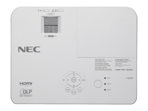 NEC V332X Proyector para escritorio 3300lúmenes ANSI DLP XGA (1024x768) 3D Blanco videoproyector
