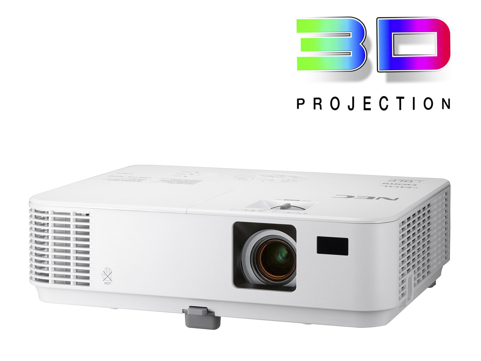 NEC V332X Proyector para escritorio 3300lúmenes ANSI DLP XGA (1024x768) 3D Blanco videoproyector