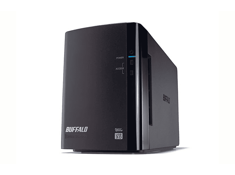 Servidor NAS | Buffalo DriveStation Duo USB 3.0 Servidor de almacenamiento Escritorio Negro