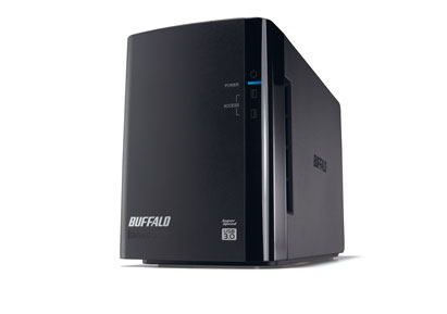 Servidor NAS - Buffalo DriveStation Duo USB 3.0 Servidor de almacenamiento Escritorio Negro