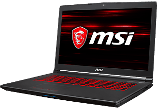 MSI GV72 8RD-022, Gaming Notebook mit 17,3 Zoll Display, Intel® Core™ i5 Prozessor, 8 GB RAM, 1 TB HDD, GeForce® GTX 1050 Ti, Schwarz/Grau-Anthrazit