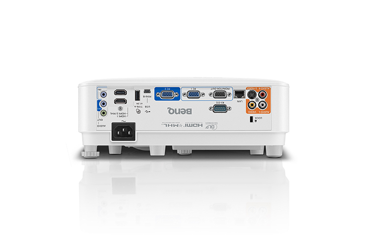 Benq MW826ST Proyector para escritorio 3400lúmenes ANSI DLP WXGA (1280x800) 3D Blanco videoproyector