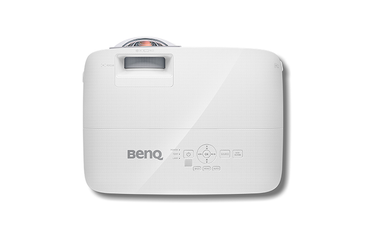 Benq MW826ST Proyector para escritorio 3400lúmenes ANSI DLP WXGA (1280x800) 3D Blanco videoproyector