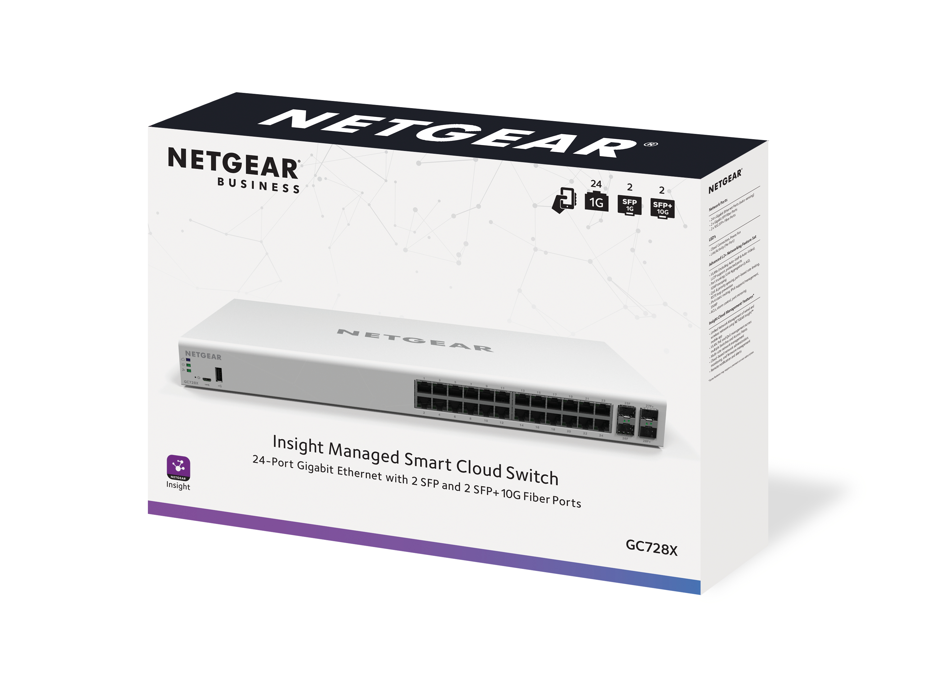 INSIGHT GC700/24X RJ-45/2X SFP/2X SFP+/POE+
