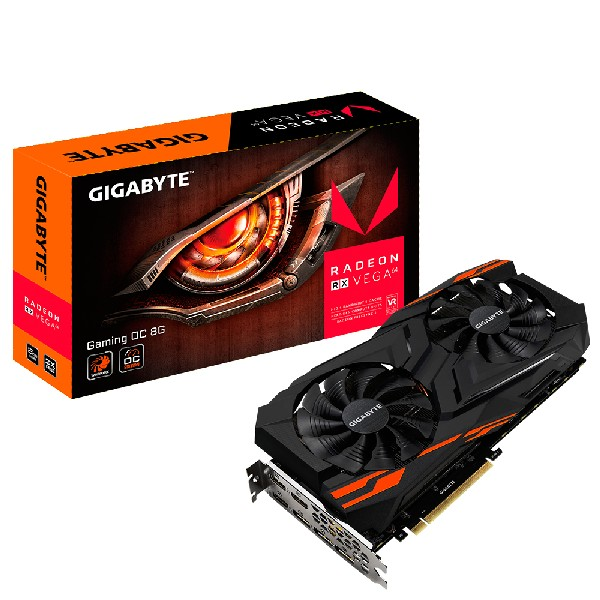 Tarjeta gráfica - Gigabyte Radeon RX VEGA 64 GAMING OC 8G Radeon RX Vega 64 8GB