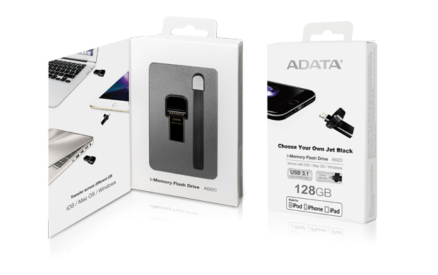 ADATA AI920 128GB 128GB USB 3.0 (3.1 Gen 1) Conector USB Tipo A Negro unidad flash USB