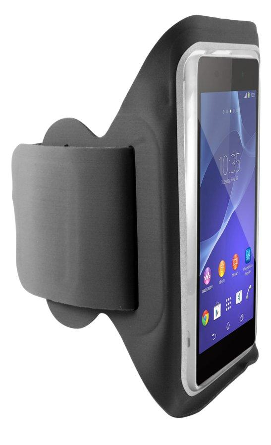 Brazalete deportivo para smartphone de 6" - Ksix, negro