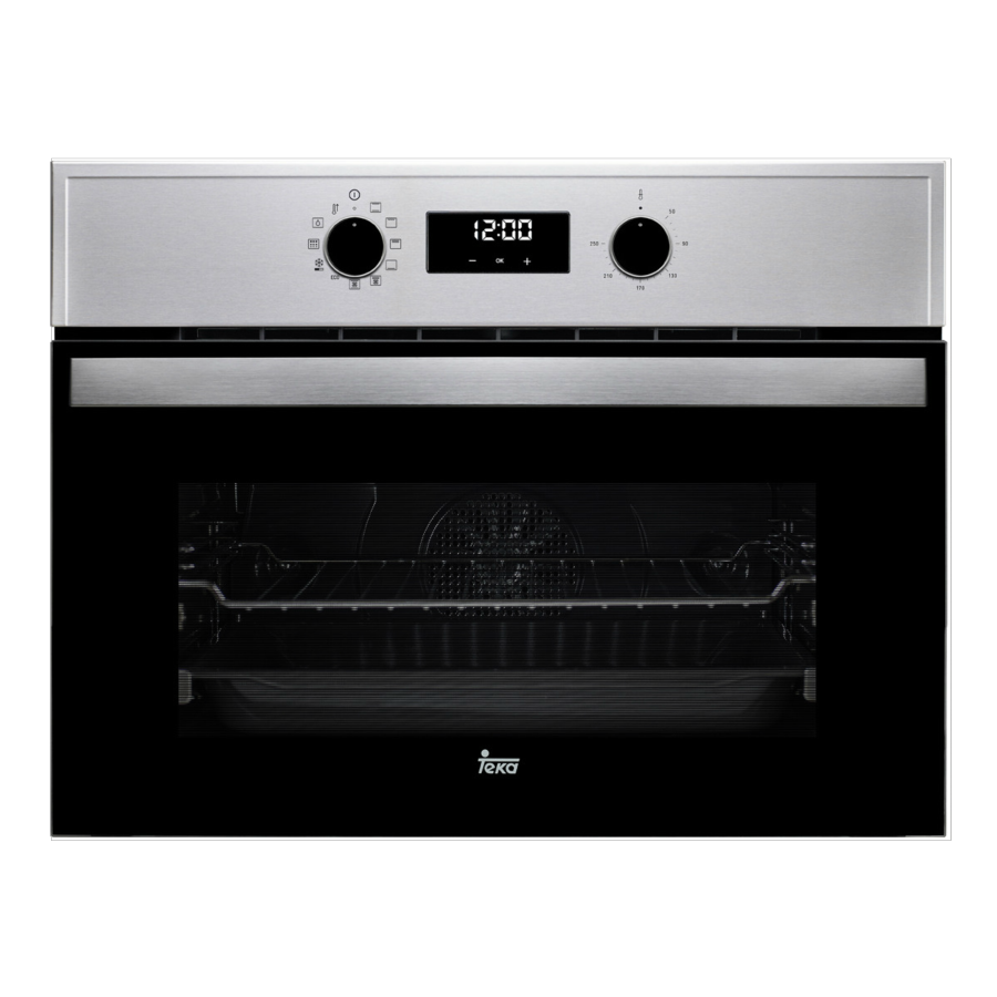 Horno - Teka HBC 625 P, Compacto, 44L, 8 funciones, Pirolítico, Inox