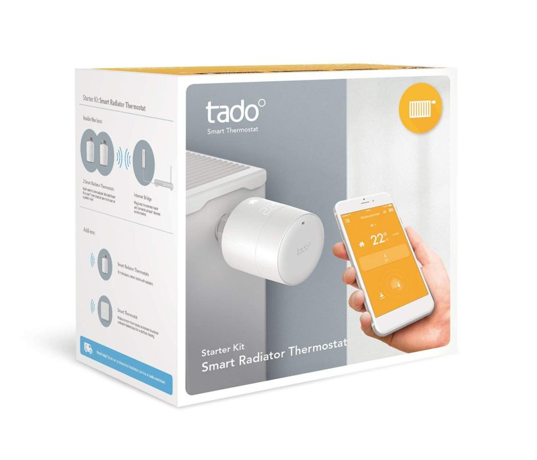 Termostato inteligente - Tado Cabezal Termostático Inteligente - Kit de Inicio Geolocalización