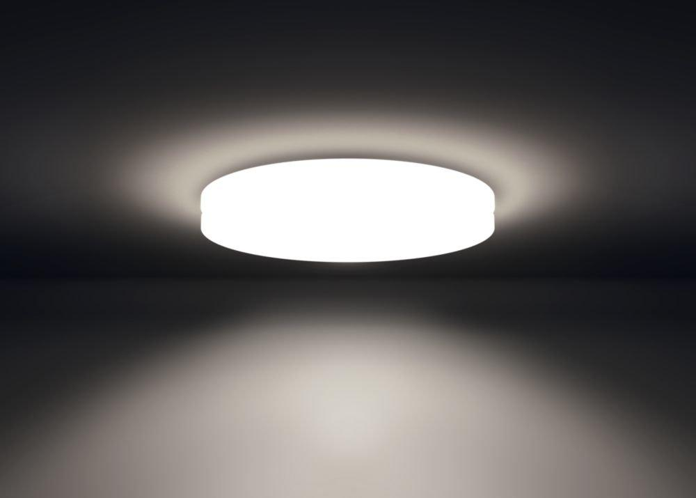 Plafón LED - Philips Hue Being, LED Blanco inteligente con mando, Luz blanca de cálida a fría