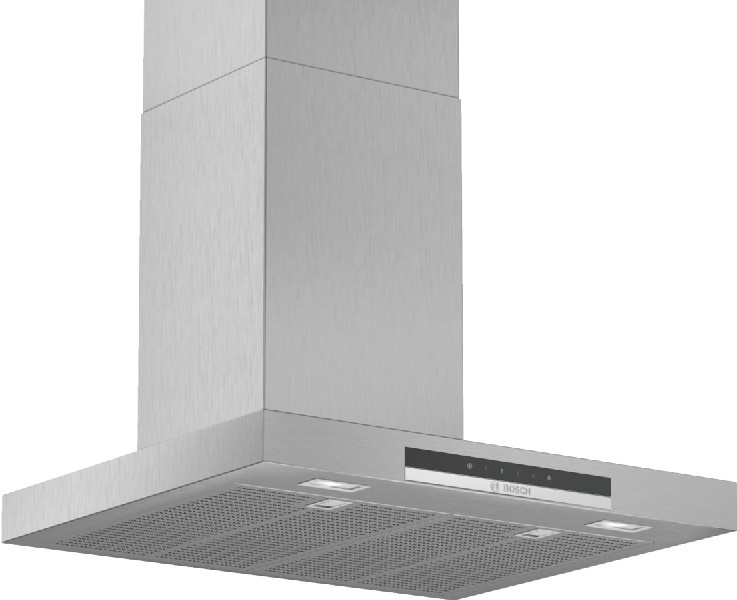 Campana Bosch Dwb67im50 720m3h 64db 60cm decorativa 720 m³h 3 velocidades intensiva 60 clase acero inoxidable serie 4 niveles 752 600 extractora 458 m3h