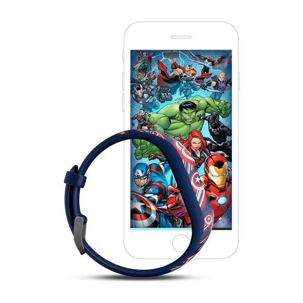 Pulsera de actividad - Garmin vívofit jr. 2 Capitán América Ajustable  Bluetooth Resistente al agua