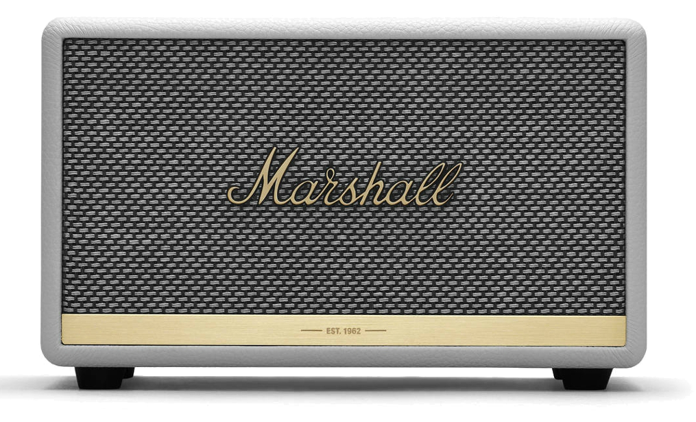 Altavoz inalámbrico - Marshall Acton II White, 60 W, 98 dB, Bluetooth, Airplay, Blanco