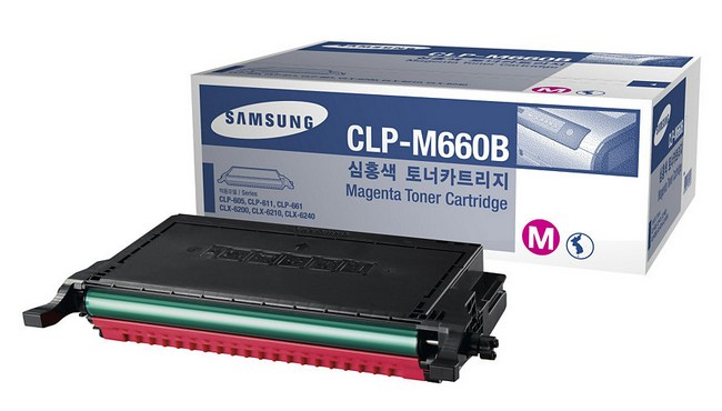 Samsung CLP-M660B tóner y cartucho láser