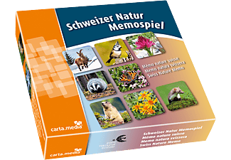 CARTA MEDIA Schweizer Natur Memo - Giochi di carte (Multicolore)